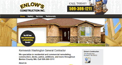 Desktop Screenshot of enlowsconstruction.com